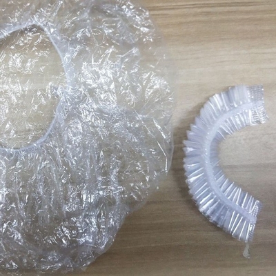 Ξηρά επεξεργασία τρίχας σαλονιών PE πλαστική διαφανής μίας χρήσης επικεφαλής ΚΑΠ αδιάβροχη