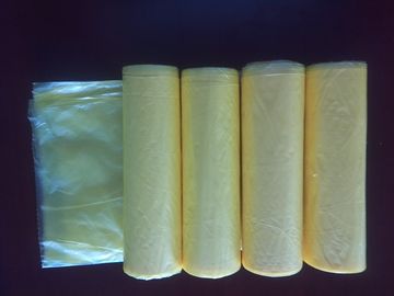 HDPE 30 χρωματισμένες λίτρο τσάντες απορριμάτων, πλαστικά απορρίμματα υψηλής πυκνότητας τοποθετεί 450 * 500mm σε σάκκο