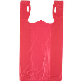 Πλαστικές τσάντες μπλουζών συνήθειας, ατύπωτες αποτυπωμένες σε ανάγλυφο ανακυκλωμένες τσάντες μπλουζών