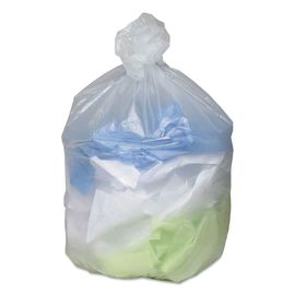 Τσάντα απορριμάτων σφραγίδων αστεριών σκουπιδοτενεκών, άσπρες τσάντες σκουπιδιών χρώματος μίας χρήσης