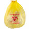 37» Χ 50» κίτρινες μολυσματικές τσάντες αποβλήτων, HDPE υλικές ιατρικές τσάντες διάθεσης αποβλήτων