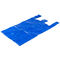 LDPE 35 Mic μπλε ατύπωτο μπλουζών τσαντών αγορών υλικό 18» Χ 7» Χ 32»